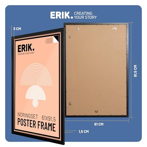 Miniatura 3 de Grupo Erik Marco Poster 61 X 91 5 Cm Negro - Marco Madera Marcos Para Cuadros - Decoracion Hogar Apto Para Colgar Posters De Pared, Laminas Decorativas