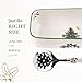Spode Christmas Tree Cranberry Sauce Serving Dish with Slotted Spoon (8