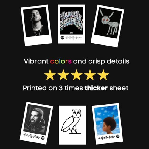 Image of Funk You Store Drake Poster | Drake Polaroids Mini Posters Kit (Set of 15) | Collage Kit Polaroid Size (8 x 6 cm) Posters for Phone Accessories, Bedroom, Office, Living room (Drake)