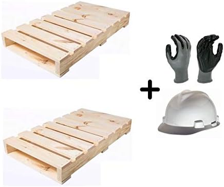 Crates and Pallet Half Pallet, New Wood (2-Set)