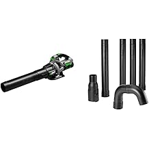 LB5302 3-Speed Turbo 56-Volt 530 CFM Cordless Leaf Blower + Gutter Cleaning Attachment Kit