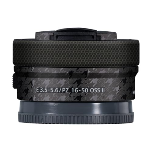 �ɓK������Sony E 16-50mm II �}�N���R�[�g���b�v�t�B�����v���e�N�^�[�r�j�[���f�J�[���X�L��16-50 II(�I�[�o�[�u���b�N)
