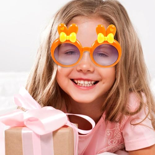 ibasenice Óculos De Coelho Óculos De Sol Com Orelha De Coelho Óculos De Sol Infantis Engraçados Ócul