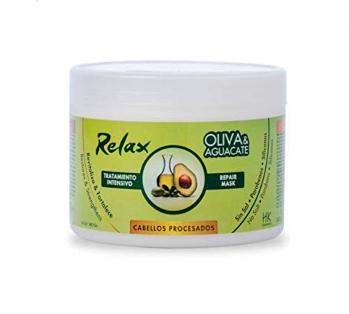 Relax Olive and Avocado Intensive Repair Mask Treatment for Processed ...