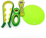 Draduo Jar Opener|Bottle Gripper Opener | Multi Bottle Opener | with Silicone Handle Easy to Use for