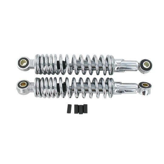 Amortisseurs réglables 280mm chrome pour supprimer les chocs et vibrations sur route