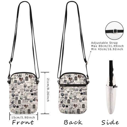 WCGXKO Morally Grey Reader Gift Sumt Book Club Gift Dark Romance Book Crossbody Bag Bookish Reading Lover Gift2