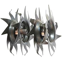 Mantis Tiller Tilling/Cultivating Tines 1 Pair Fits All Tillers 7222, 7225,7260,7261,7262,7920,7924,7940, Not Compatible 3550 or 3558 Tiller Models.