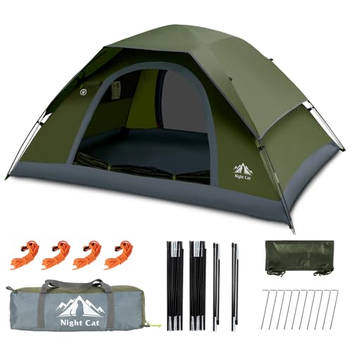 Night Cat Tenda Da Campeggio Per 2 Posti: Montaggio Rapido Tende Impermeabile Per Trekking