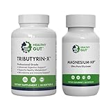 Healthy Gut Tributyrin-X (30 Servings) and Magnesium-HP (60 Servings) Bundle