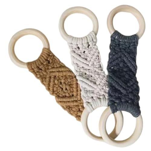 Kdouehg 3 Piezas de Toallas de Cocina Colgantes con de Crochet para Colgar Platos, Toallas de Cocina con Soporte de Lazo para Colgar, 10 X 2,56 Pulgadas