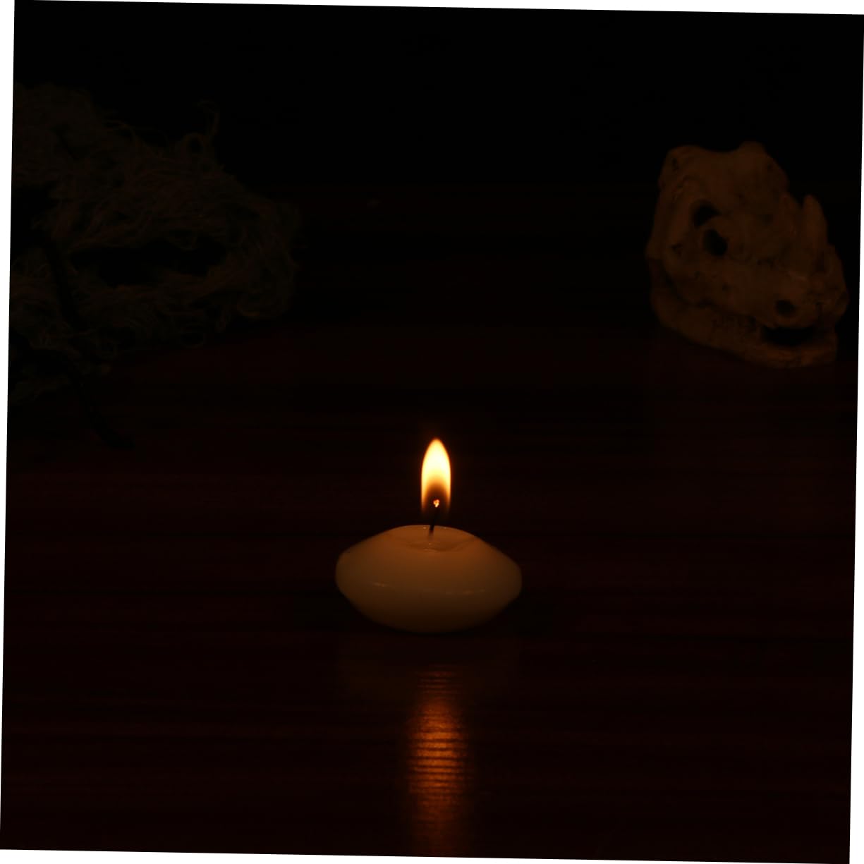 MAGICLULU 50piezas Velas Flotantes Para Boda Velas De Disco Decorativas De Boda Para Fiestas Eventos Navidad