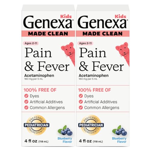 Genexa Children's Clean Acetaminophen | Pain & Fever...