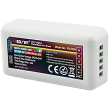 LGIDTECH FUT038 Miboxer 4-Zone Controller Receiver Box DC 12-24V for RGBW LED Strip Light 5 Wires, Smartphone Cant Control Directly