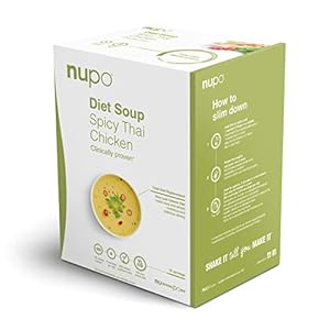 NUPO Diet Soup – Premium dieet soep om af te vallen, complete maaltijdvervanger om af te vallen, 12 porties, glutenvrij, GMO-vrij