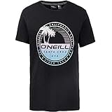 100% algodón O\'NEILL LM Palm Island Camiseta, Hombre, Negro (Black out), XXL