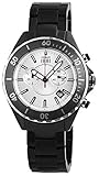 Armbandbreite: 20 mm Cerruti Herren Analog Quarz Uhr mit Keramik Armband CRA077Z211H