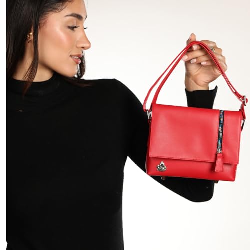 Image of Fashion Crossbody Bag For Women, Small Genuine cowhide Leather Clutch With Wallet, Perfect for Everyday Use.