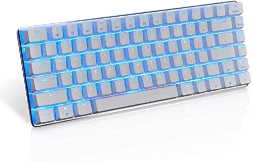 Teclado para juegos Elegante teclado portátil real Teclado portátil Teclado for juegos mecánicos Verde Eje de escritorio de teclado portátil botón de la tecla completo Sin ponche Negro Eje (Color: Bla