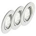 Produktbild Briloner Leuchten LED Einbaustrahler, Einbauleuchte, Deckenspot, LED Einbauspot, Deckeneinbauleuchte, Deckeneinbaustrahler, Einbaulampe, Einbaustrahler Set, Einbaulampen Decke, LED Einbauleuchten, schwenkbar 7225-036 Weiß