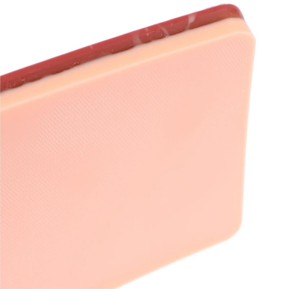 Modello di sutura della pelle di simulazione del silicone riutilizzabile 10 * 8 cm, modello di formazione didattica for annodare la sutura della pelle for insegnare 1 pz