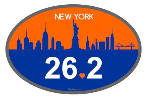 New York 26.2 Magnet for Marathon Runners, Large 4x6