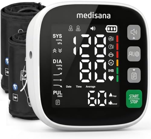 Medisana Blood Pressure Monitor Upper Arm, BP Machine with Large ...