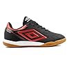 Chuteira Futsal Umbro Adamant Master Class Club Masculina (Preto/Vermelho, BR, Adulto, Numérico, 37)