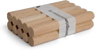 Holznägel Eiche universal 200 mm – Ø 14‑20 mm (wählbar) – Massivholz-Holznagel für Fachwerk, Dachstuhl & Holzbau – naturbelassen & technisch getrocknet