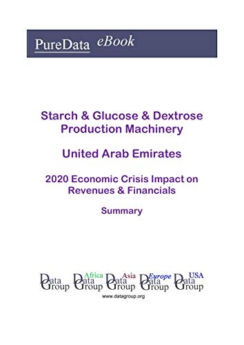 Starch & Glucose & Dextrose Production Machinery United Arab Emirates Summary: 2020 Economic Crisis