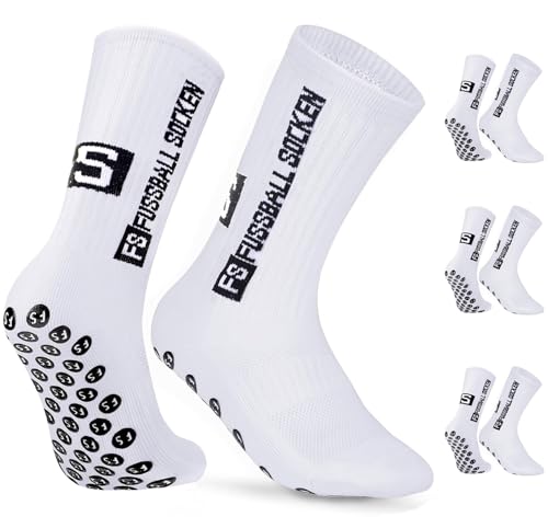AONVEKI Calcetines de fútbol para niños, 3 pares de calcetines de fútbol con agarre para niños de 35 a 38, calcetines de fútbol antideslizantes, calcetines deportivos antideslizantes para baloncesto