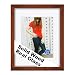 RPJC 11x14 Picture Frames Made of Solid Wood and High Definition Glass Display Pictures 8x10 with Mat or 11x14 Without Mat for Wall Mounting Photo Frame Brown