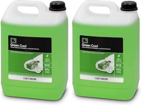Liquide de radiateur vert ERRECOM contre la surchauffe et la corrosion moteur G12 OAT