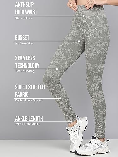 Image of Kobo Active Wear for Women Gym | High Waist | Ankle Length | Squat-Proof | Workout Tights for Women | 4-Way Stretch | Leggings for Gym, Cardio | Yoga Pants (Imported)