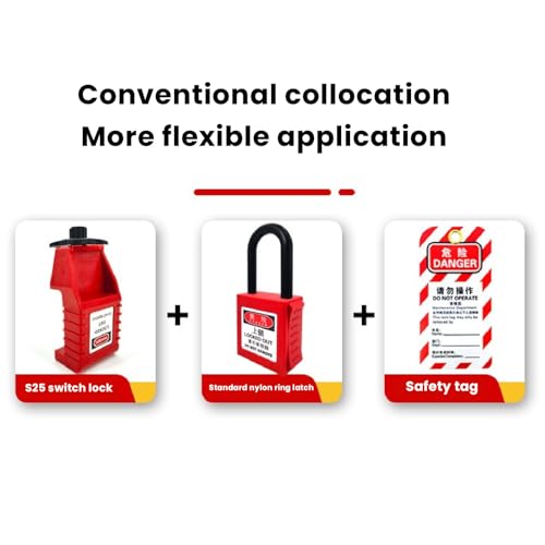 Dispositivo de bloqueio do disjuntor, dispositivo de bloqueio de disjuntor de metal, braçadeira ajus