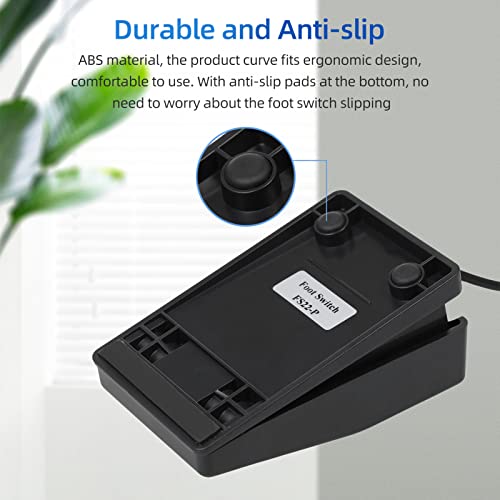 Image of HUYAN FS22-P USB Single Foot Switch Multifunctional Customized Foot Pedal Photoelectric Switch for Image Acquisition Music Game Control