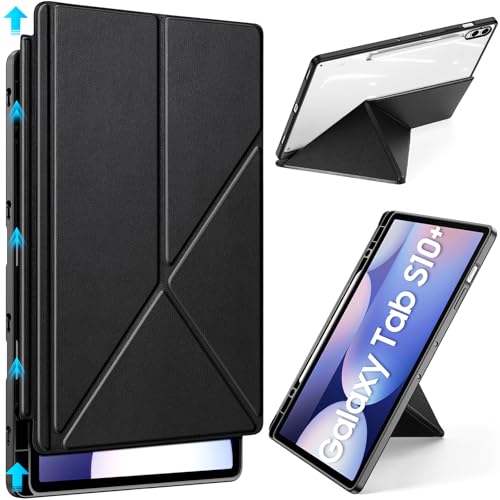 [Design del supporto del triangolo] Il triangolo ha una buona stabilità. Il tablet è dotato di magneti integrati che possono essere facilmente assorbiti e piegati, consentendo di leggere facilmente in verticale, visualizzare in orizzontale e digitare in modo piatto.