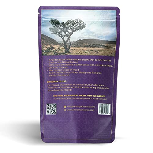 Frankincense Resins | Boswellia Sacra Frankincense Incense |Chruch Incense Olibanum Gum Bulk |Luban 100 Grams (3.5 Ounce) #TOP1