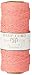 Hemptique 100% Hemp Cord Spool - 62.5 Meter Hemp String - Made with Love - No. 20 ~ 1mm Cord Thread for Jewelry Making, Macrame, Scrapbooking, DIY, & More - Sunset Coral