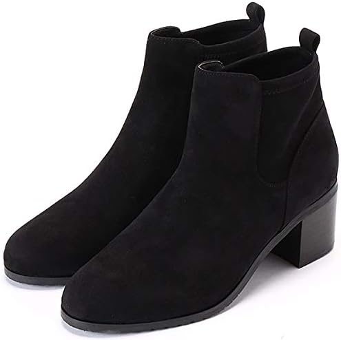 Amazon ブリジット バーキン アウトレット 5cmヒール バックフィットショートブーツ ブーツ ブーティ