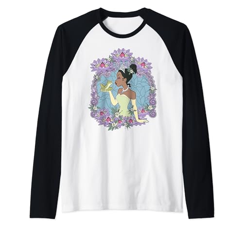 T-shirt raglan Disney La Princesse et la Grenouille Tiana pour fan de pop culture