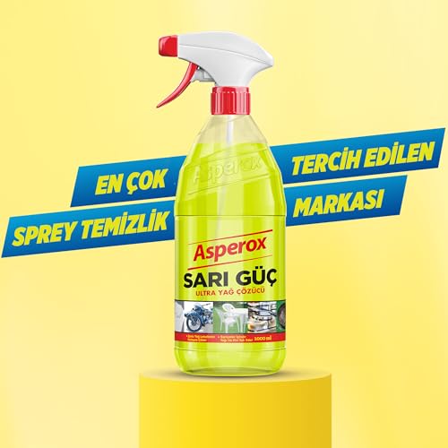Asperox Sarı Güç Yağ Çözücü Sprey 1000 ml