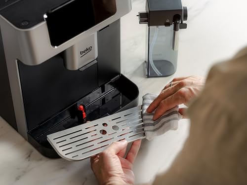 BEKO - Machine Expresso automatique, café en grains ou moulu, Noir