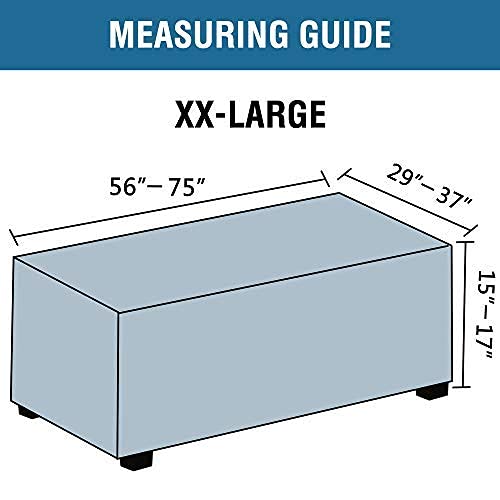 image for H.VERSAILTEX Ottoman and Sofa Seat Cushion Combined Cover Slipcover Re