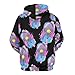 Tie-dye Tennis Hoodies Pullover Fashion Hooded Sweatshirt Sweaters Winter Clothes Long Sleeve Tops