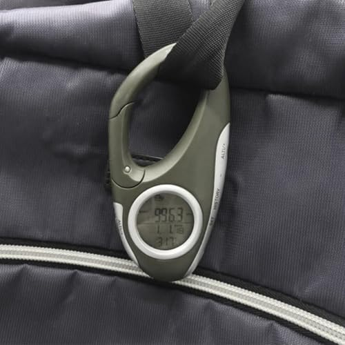 Medidor de presión de aire y temperatura LIFKOME con mosquetón resistente de ABS 7