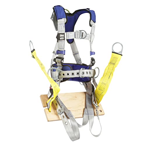 Dbi-Sala Exofit X100 Comfort Construction Oil And Gas Climbing/Positioning/Suspension Safety Harness Fall Protection, Rigid Seat Sling, 4 D-Rings, Padded Back, Hip, Suspension Seat, 1401147, Large #TOP2