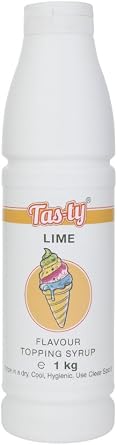 TAS-TY Lime Ice Cream Topping Sauce 1kg Dessert Sauce for Ice Cream