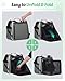 Petcozife Erweiterbar Katzenrucksack Hunderucksack, Katzentasche Faltbare, Haustier Rucksack für Große Katzen & Kleine Hunde bis 8 kg, Cat Backpack für Transport/Reisen/Camping