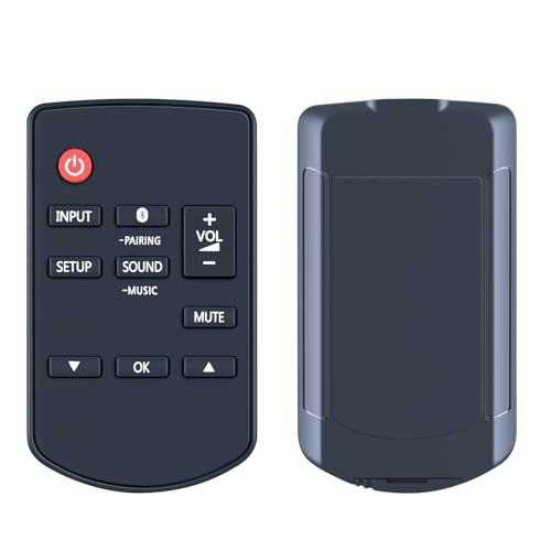 GOUYESHO N2QAYC000098 Sub N2QAYC000109 Remote Control, Suitable for Panasonic Home Theater Audio System SB-HWA580 SC-HTB485 SU-HTB485 SB-HWA480 SC-HTE80 SC-HT580 SU-HTB580